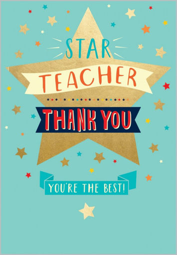 Picture of STAR TEACHER THANK YOU CARD